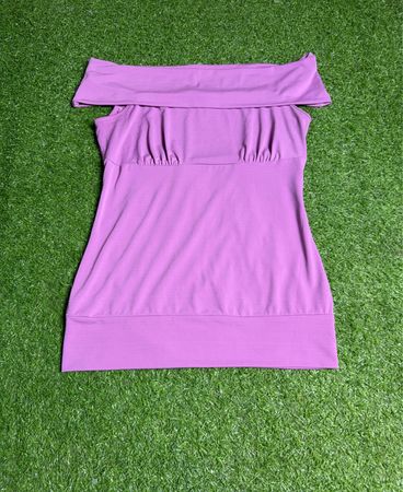 Pink Off-the-Shoulder Dress