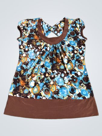 Dressbarn Floral Short Sleeve Top