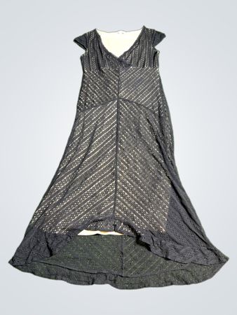 Black Lace Maxi Dress