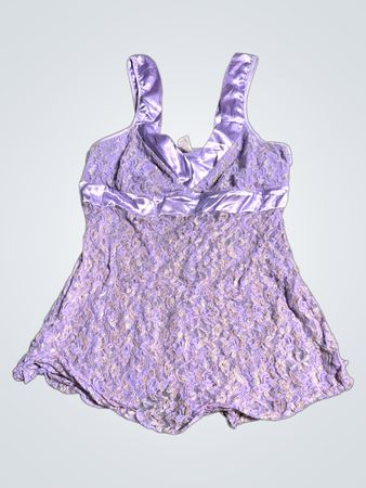 Purple Lace Chemise