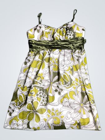 Green Floral Dress