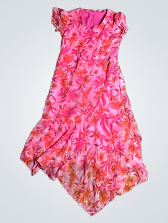 Pink Floral Dress