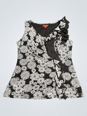 ELLE Floral Ruffle Top