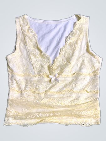 Lace Trimmed Cami Top
