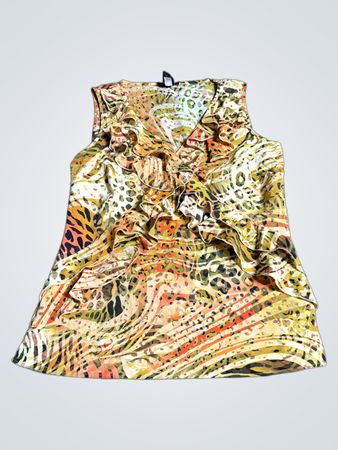 spense Animal Print Sleeveless Top