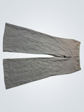 Gray Striped Pants