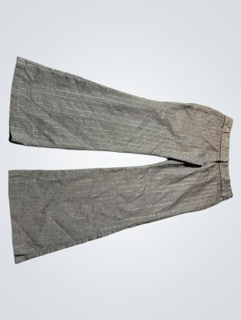 Gray Striped Pants