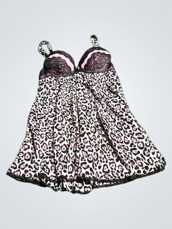 Victoria's Secret Pink Leopard Bra and Panty Set