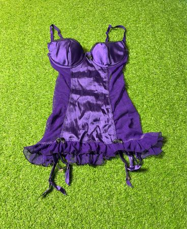 Purple Lace Bra