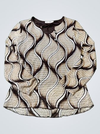 Brown Patterned Fabric