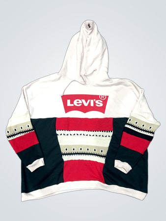 Upcycled Levi's Colorblock Hoodie