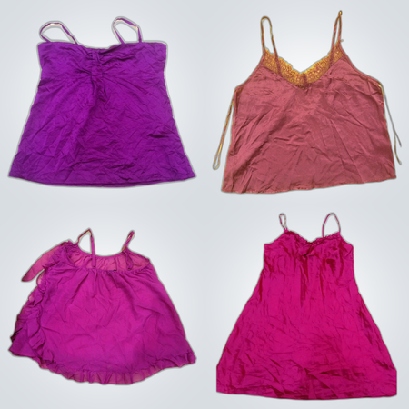 Pacote de Tops Cami Y2K