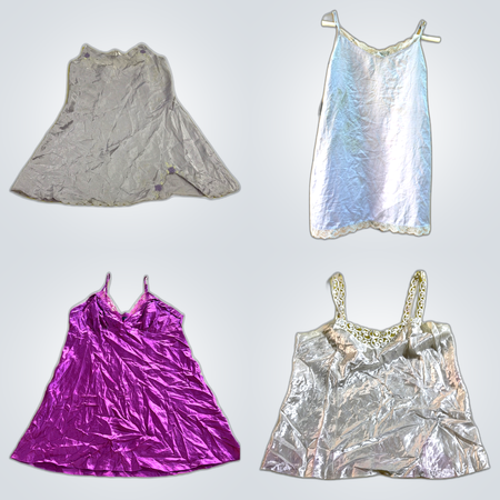 Y2K Wight slip tops & dress