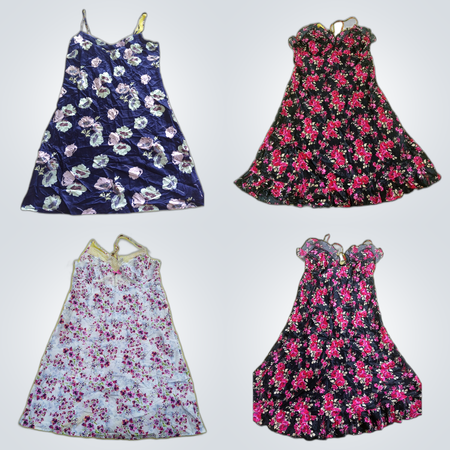 Flower printed dress