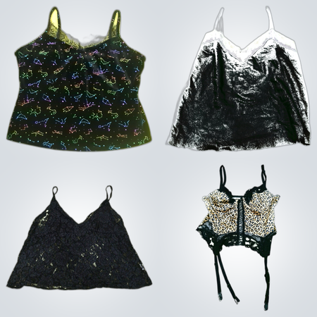 Beaded & printed tops