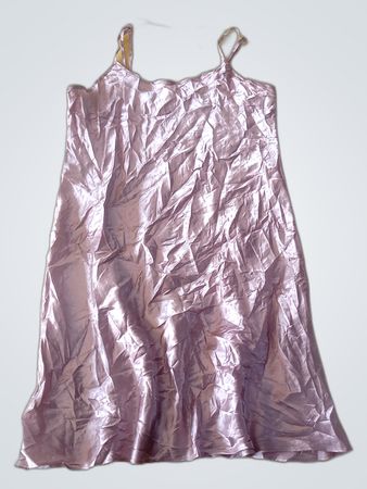 Pink Satin Dress