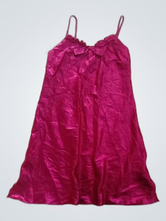 Pink Satin Nightgown