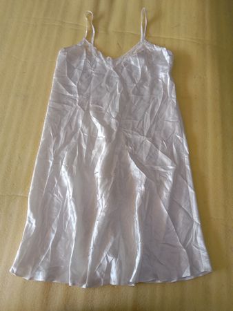 Matalan White Satin Slip Dress