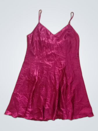 Pink Satin Chemise