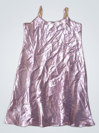 Pink Satin Dress