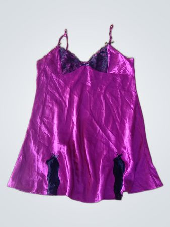 Somer Purple Satin Lace Cami Top