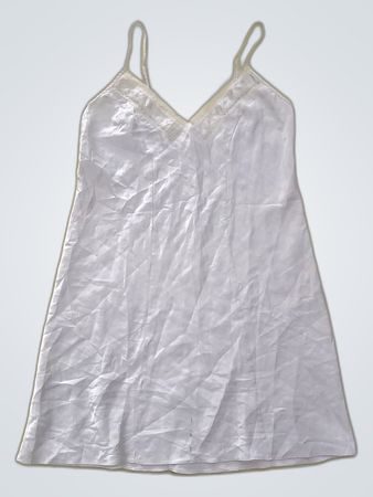 Marks & Spencer Cream Lace Trim Slip Dress
