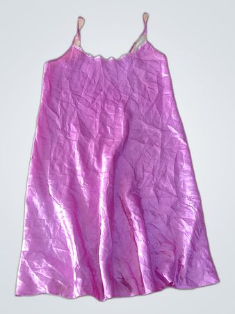 Pink Satin Dress