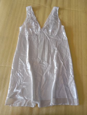 Women's White Garment Bag