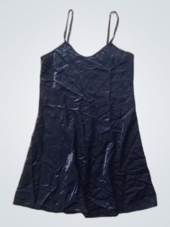 Blue Satin Nightgown