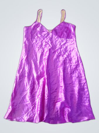Purple Satin Nightgown