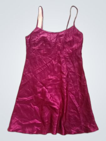 Unbranded Purple Satin Slip Dress