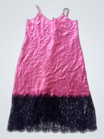 Marks & Spencer Pink Satin Slip Dress