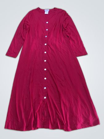 Red Long-Sleeve Dress