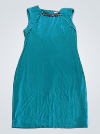 Teal Sleeveless Dress