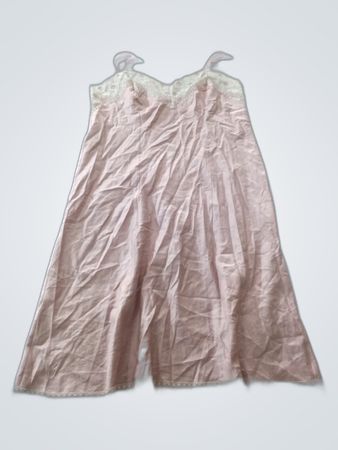 Pink Lace Trim Nightgown