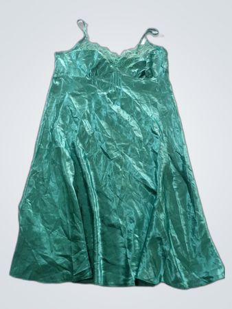Green Silk Dress