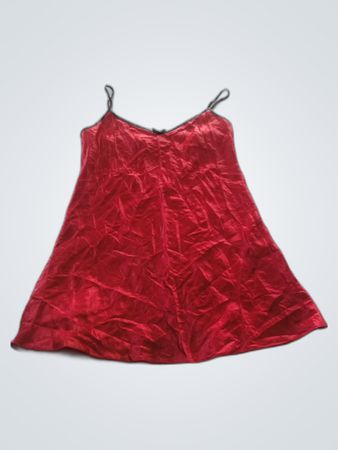 Red Silk Dress