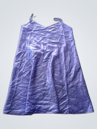 Marks & Spencer Purple Satin Slip Dress