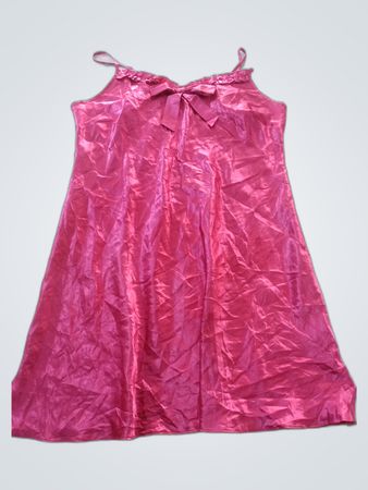 Pink Satin Dress