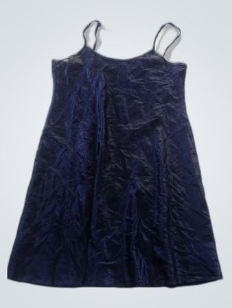 Blue Velvet Dress