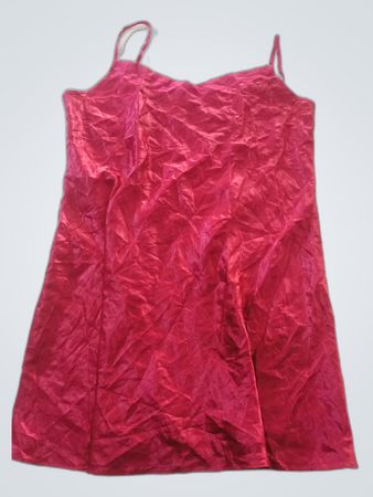 George Pink Satin Slip Dress