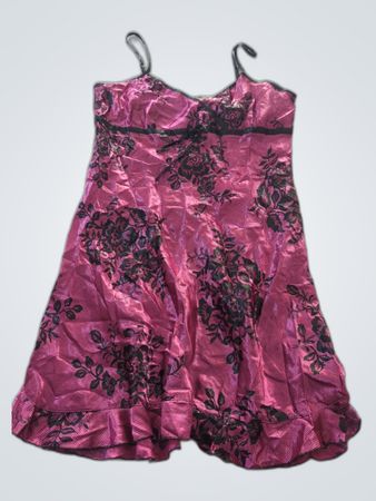 Victoria's Secret Pink Floral Satin Slip Dress