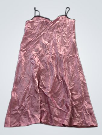BHS Pink Satin Slip Dress