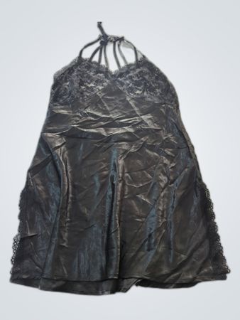 Unbranded Black Lace Slip Dress