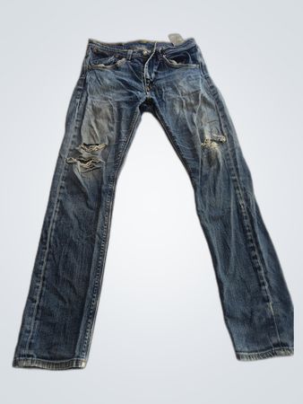 Levi's Distressed Blue Jeans