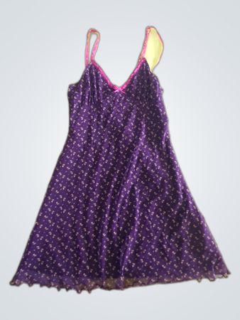 Purple Floral Nightgown