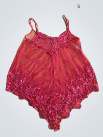 Red Lace Bodysuit