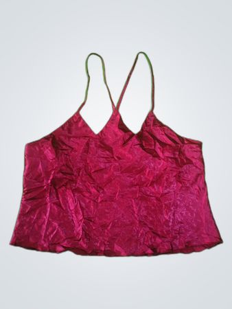 Pink Silk Camisole
