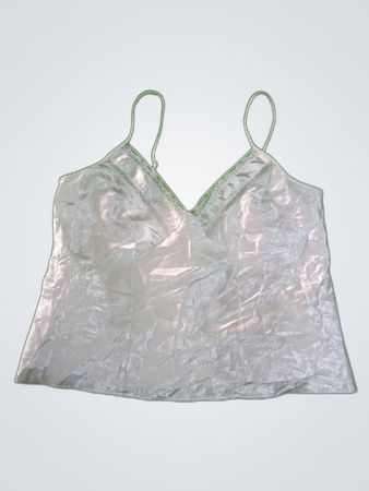 White Satin Cami Top