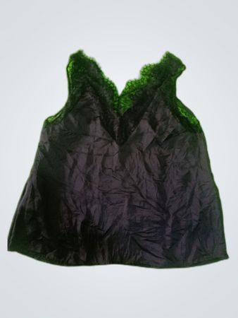Black Lace Trim Camisole